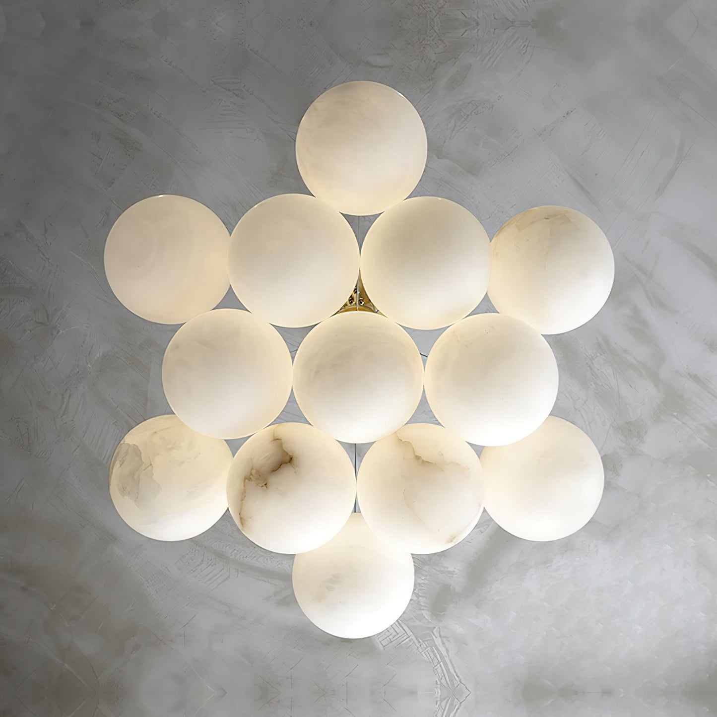 Alabaster Lunar Chandelier, view 26