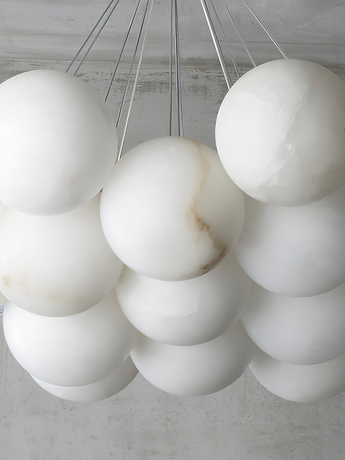 Alabaster Lunar Chandelier, view 27