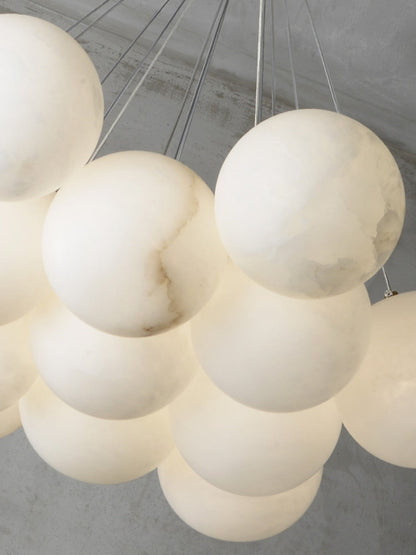 Alabaster Lunar Chandelier, view 28
