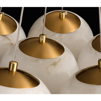 Alabaster Lunar Chandelier, view 31