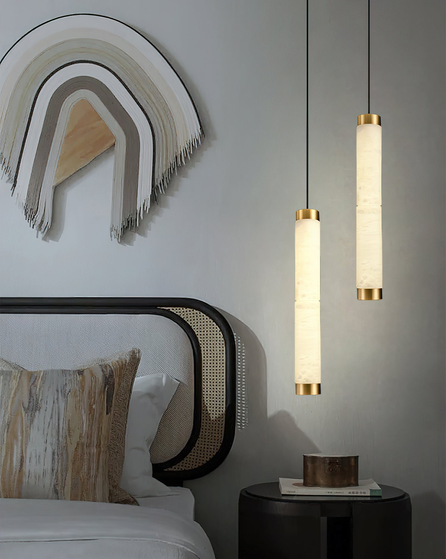 Alabaster Strip Pendant Light – Dimmable, view 13