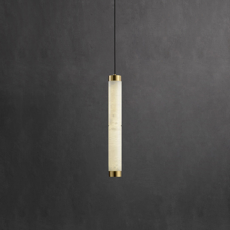 Alabaster Strip Pendant Light – Dimmable, alternate view