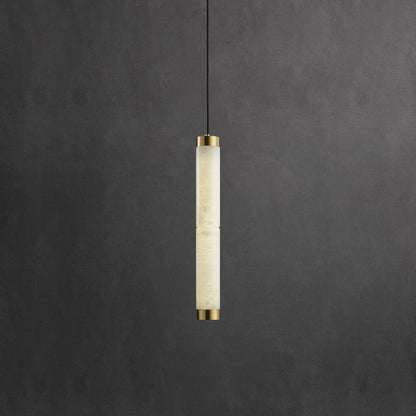 Alabaster Strip Pendant Light – Dimmable, alternate view