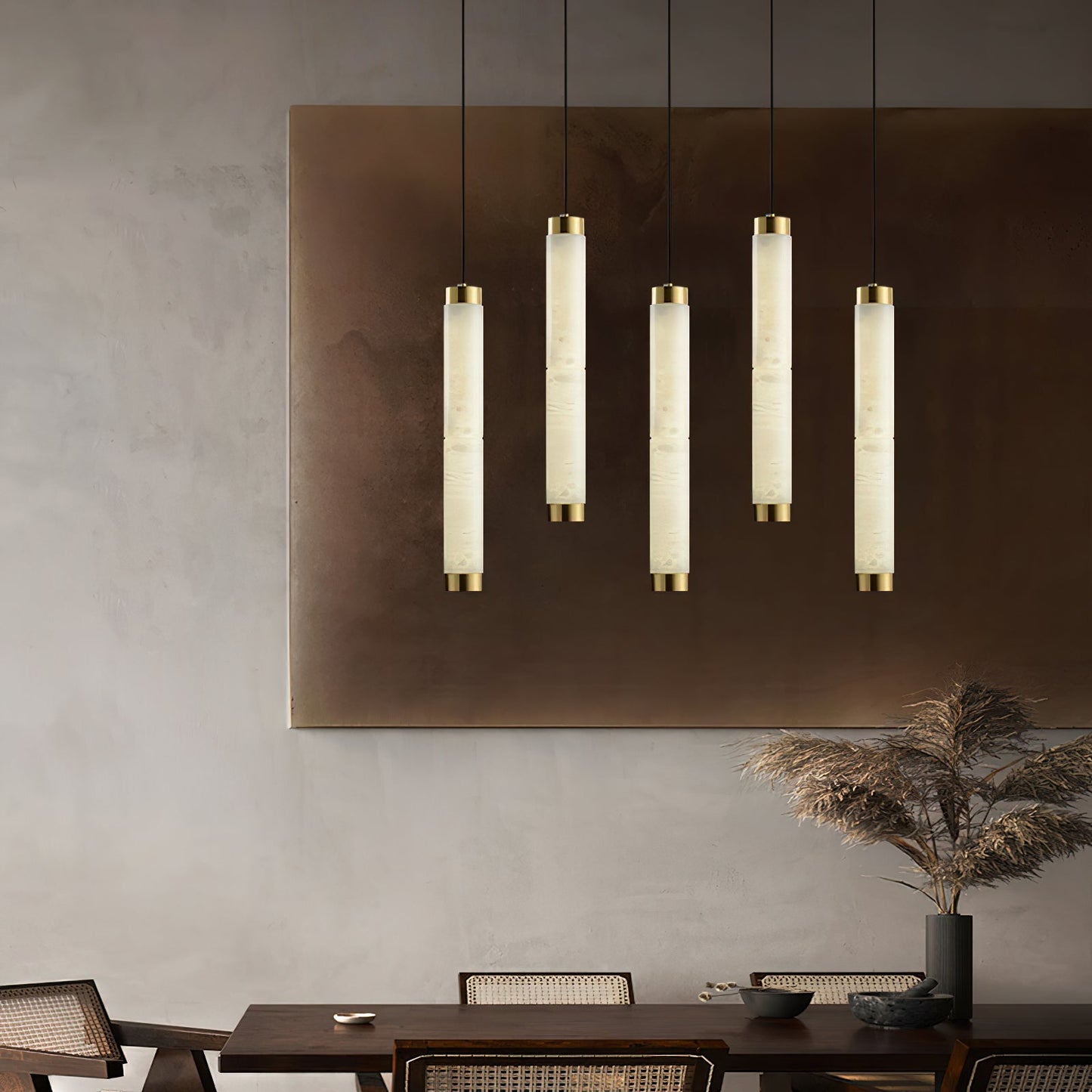 Alabaster Strip Pendant Light – Dimmable, view 6