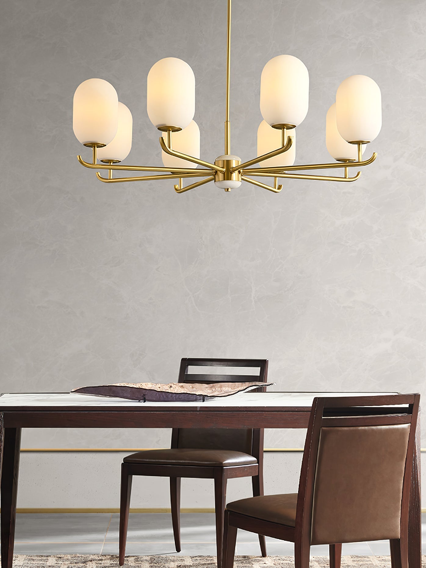 Alana Geometric Chandelier, view 5