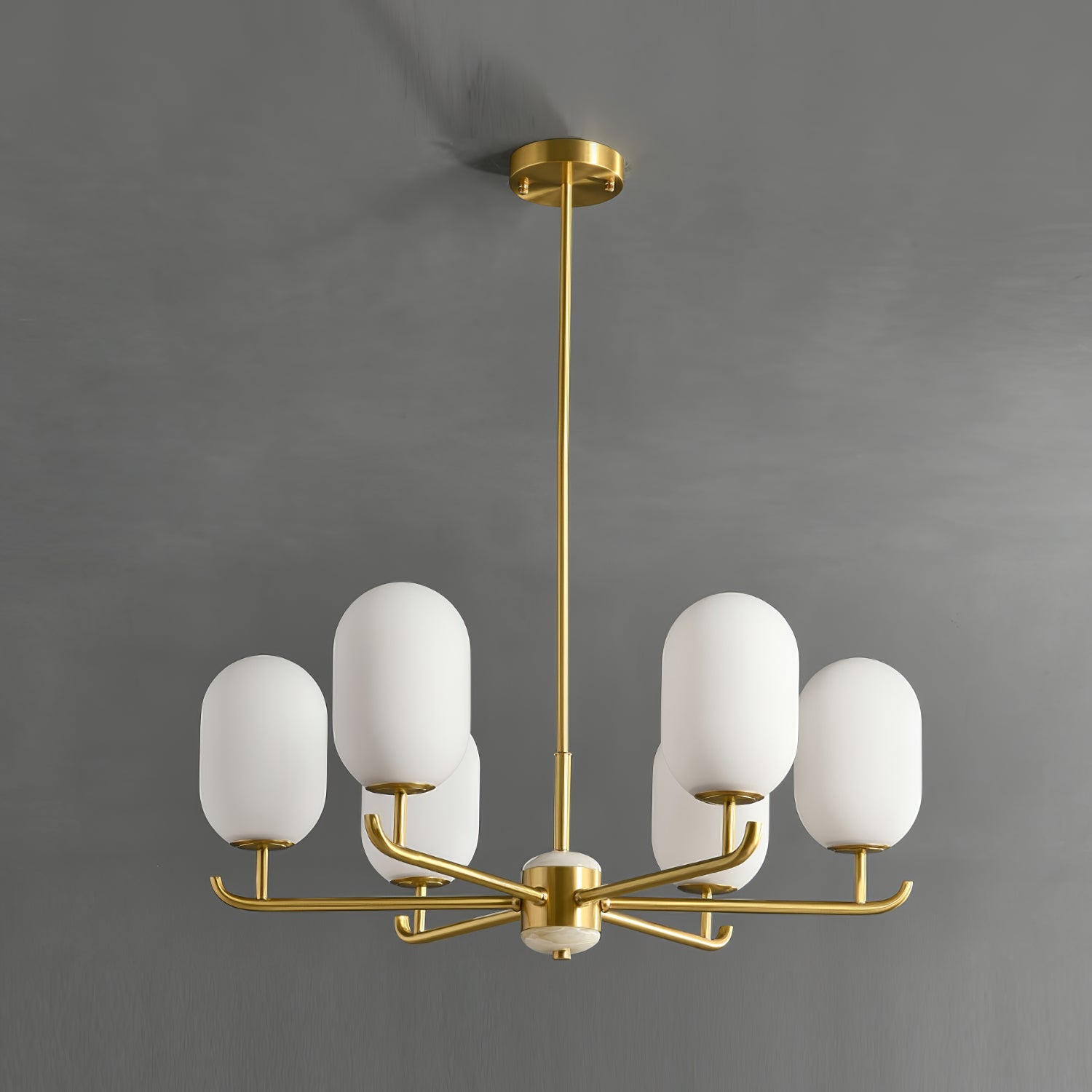 Alana Geometric Chandelier, view 10