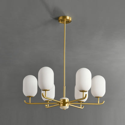 Alana Geometric Chandelier, view 10
