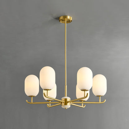 Alana Geometric Chandelier, view 11