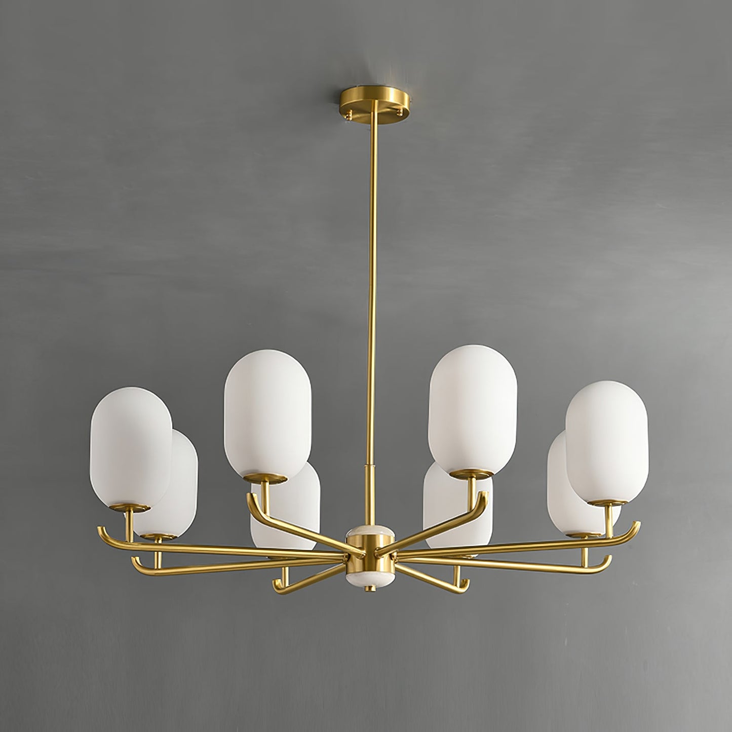 Alana Geometric Chandelier, view 12