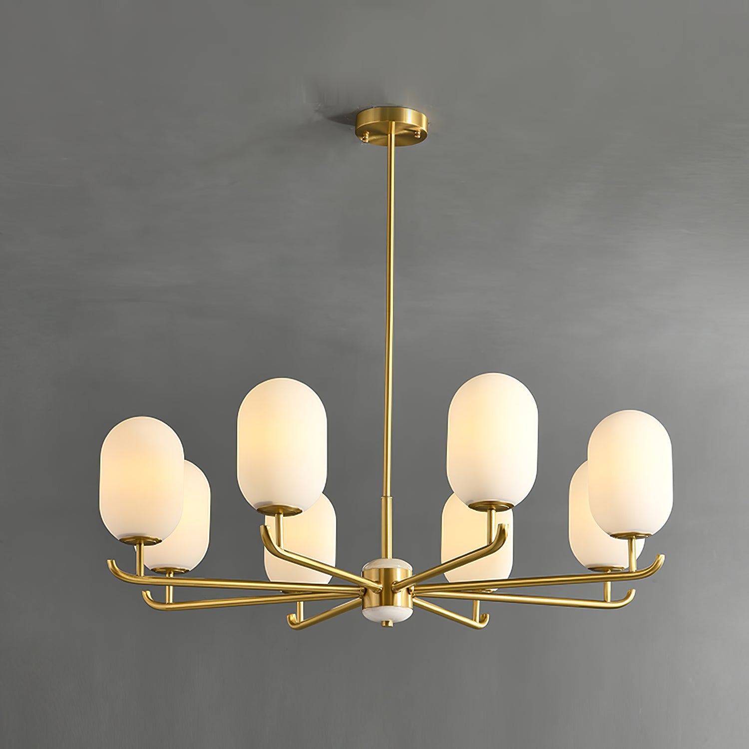 Alana Geometric Chandelier, view 13