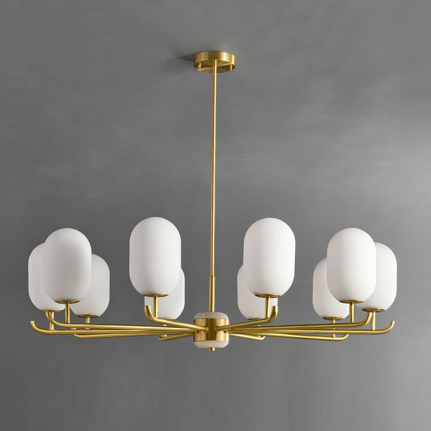 Alana Geometric Chandelier, view 14
