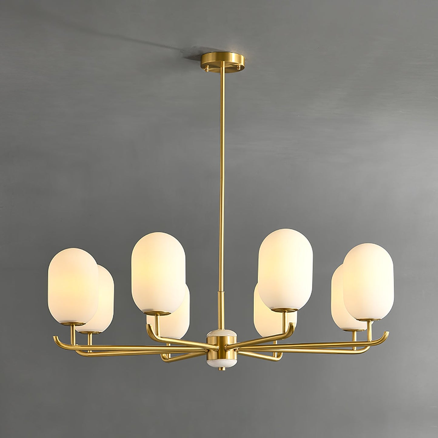 Alana Geometric Chandelier, view 15