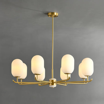 Alana Geometric Chandelier, view 15