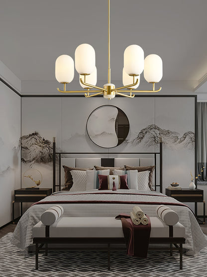 Alana Geometric Chandelier, alternate view