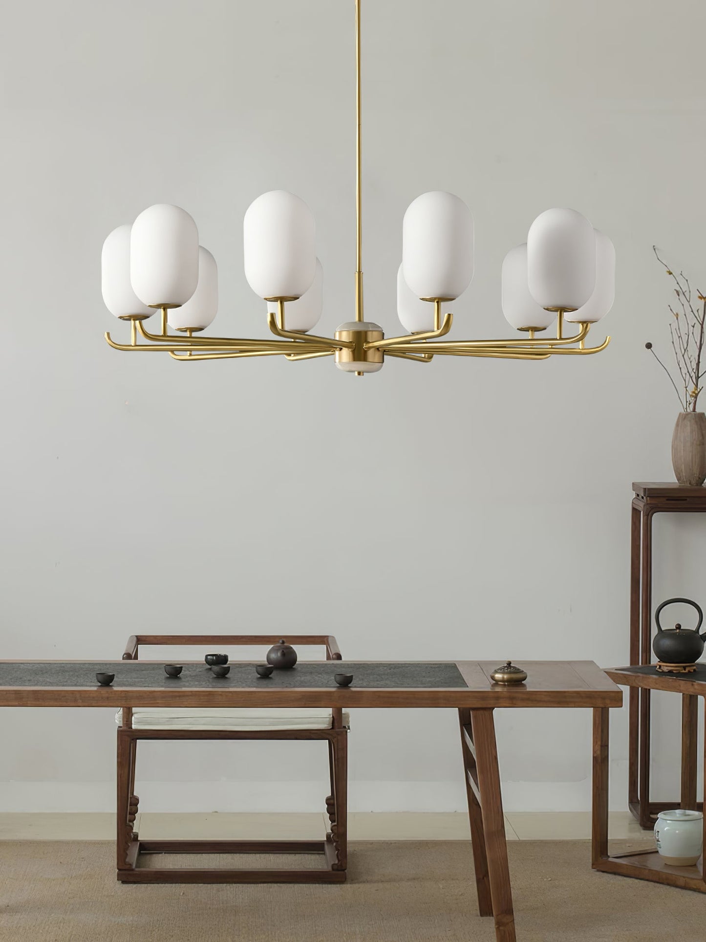 Alana Geometric Chandelier, detail