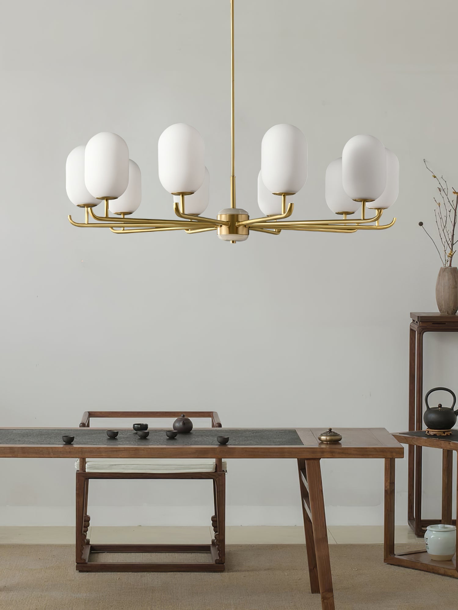 Alana Geometric Chandelier, detail