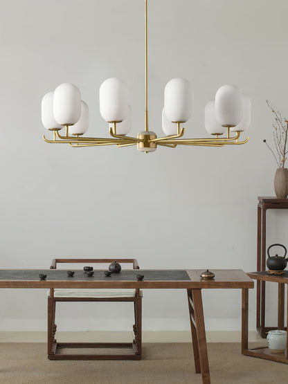 Alana Geometric Chandelier, detail