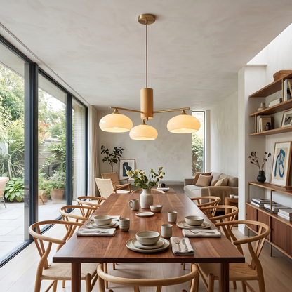 Elliptical Persimmon Chandelier, view 7