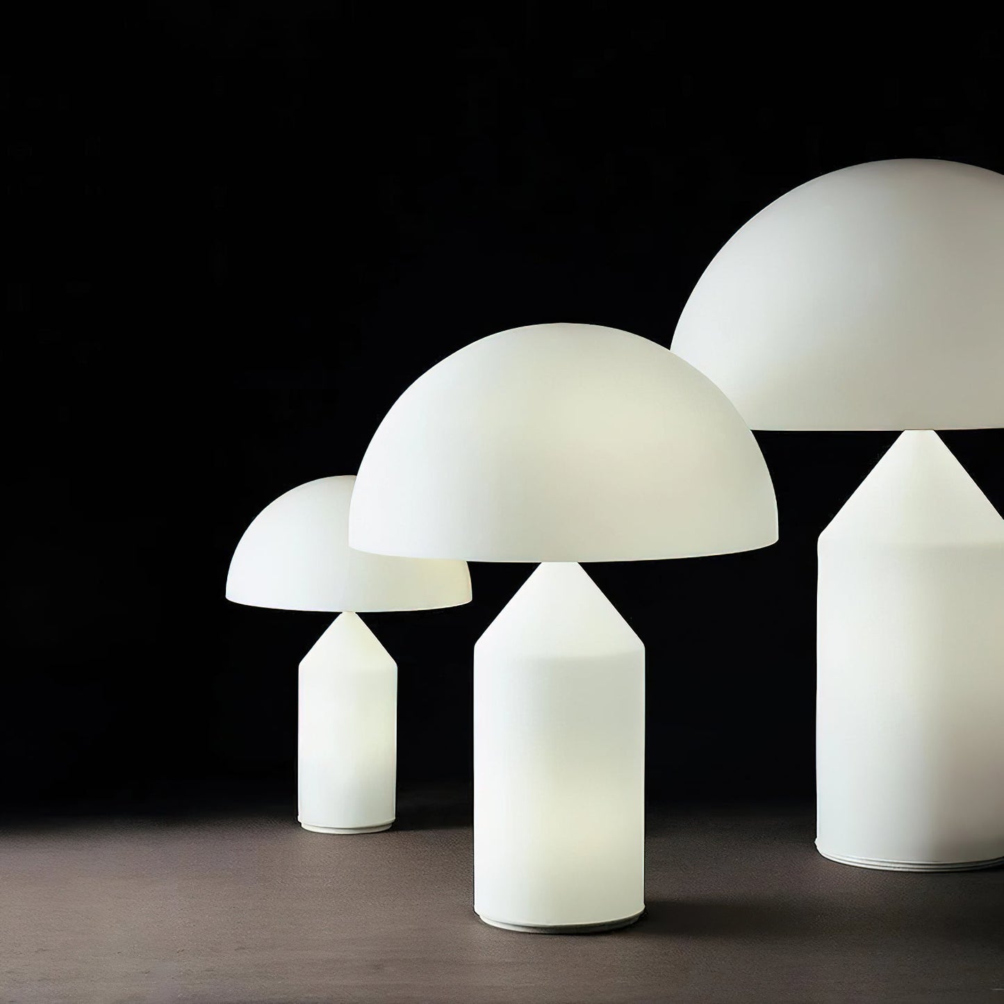 Mushroom Dome Glass Table Lamp – Dimmable, view 9