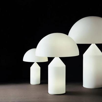 Mushroom Dome Glass Table Lamp – Dimmable, view 9