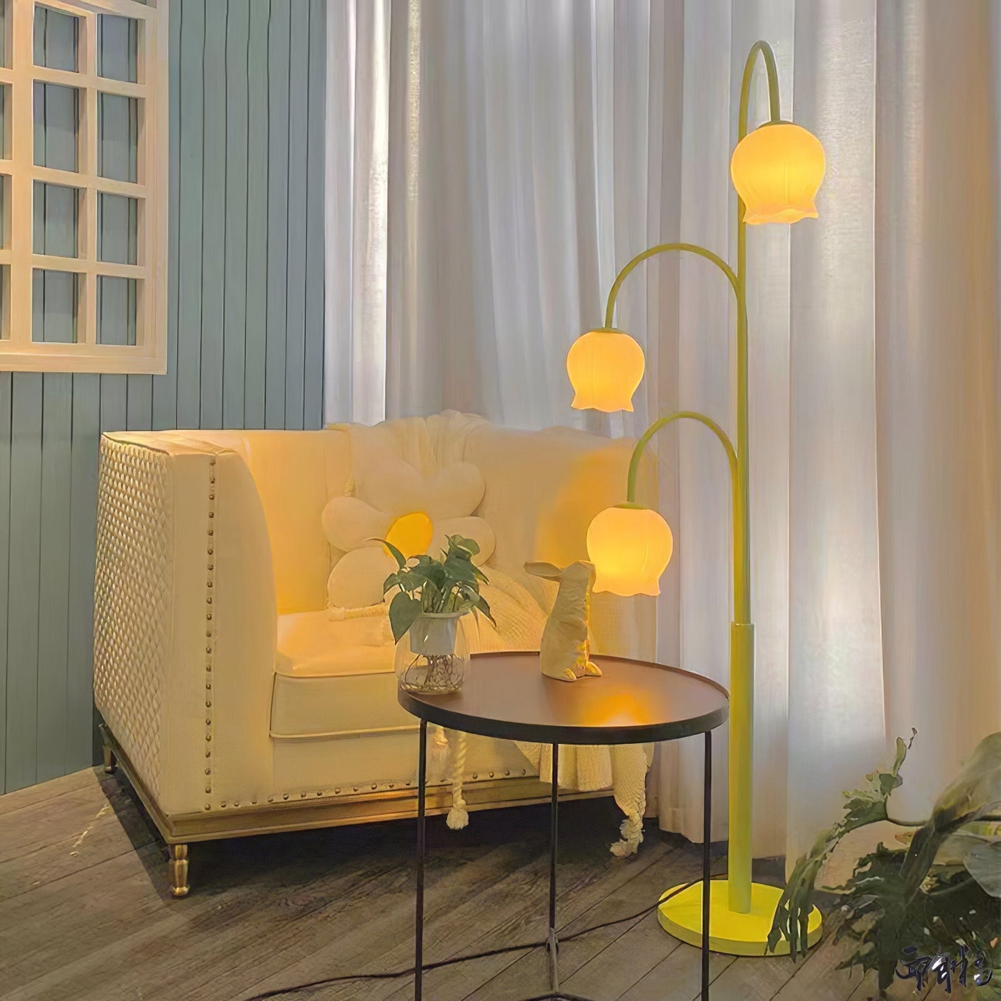Bell Orchid Floor Lamp, view 9