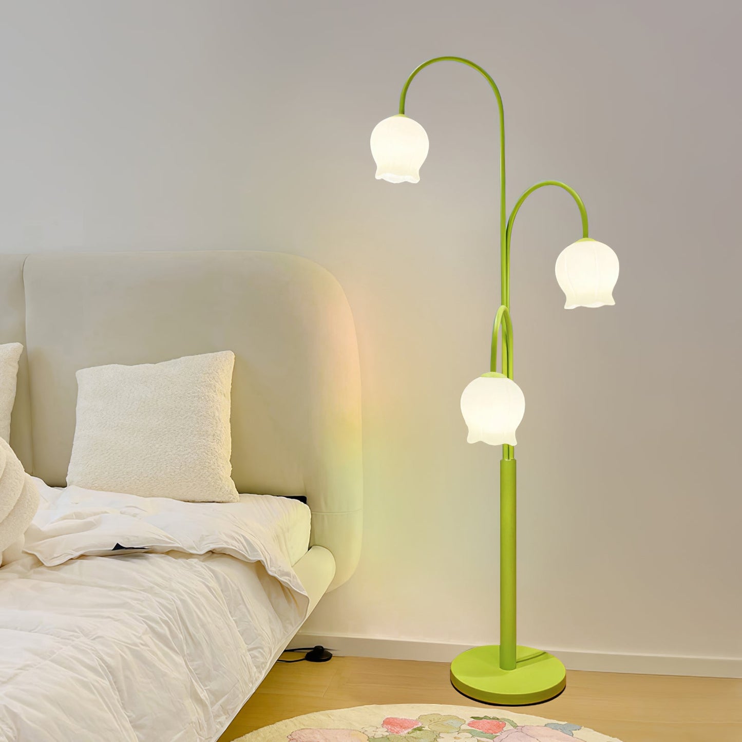 Bell Orchid Floor Lamp, view 10