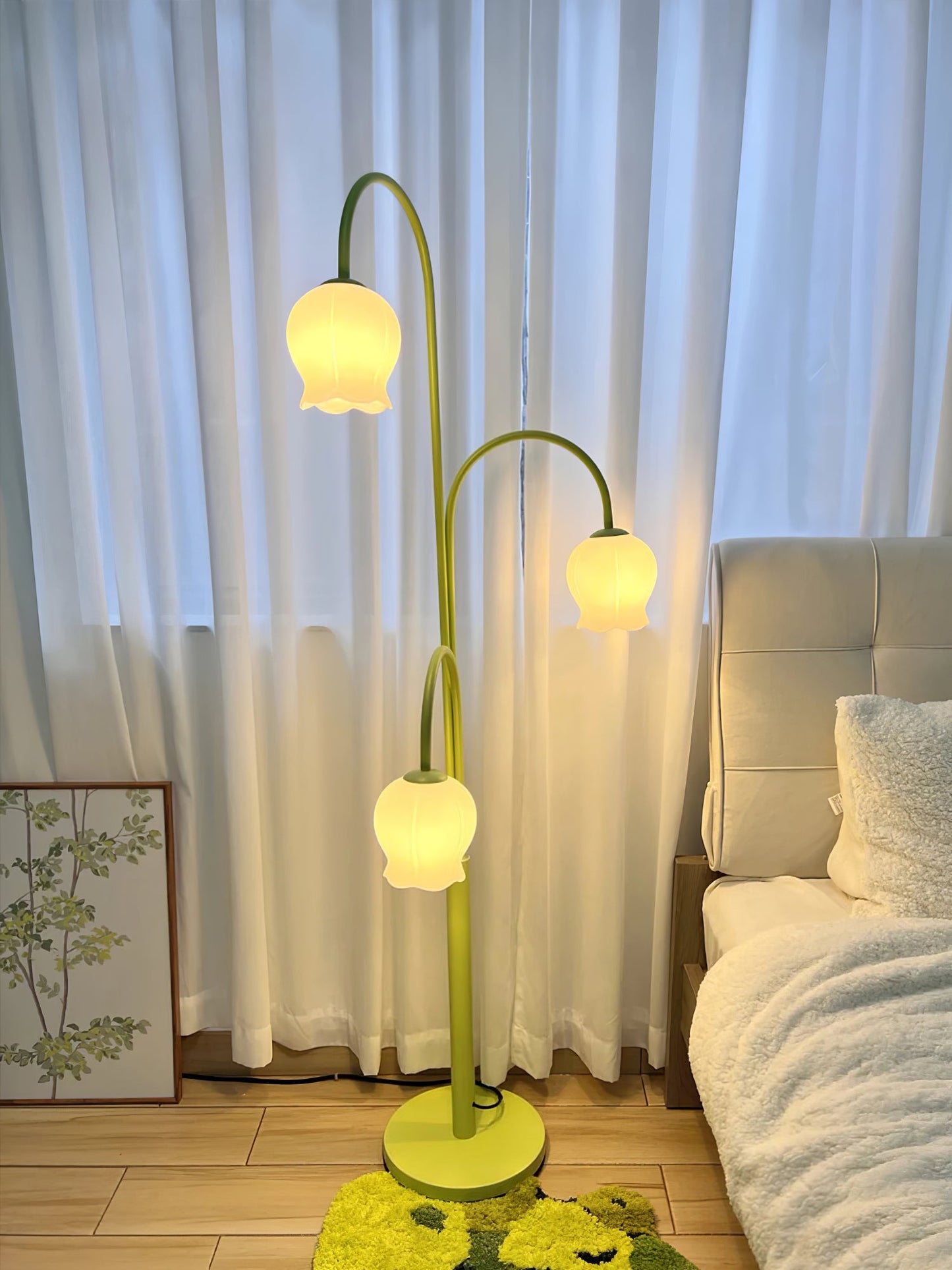 Bell Orchid Floor Lamp, view 11