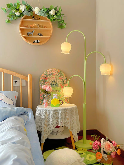 Bell Orchid Floor Lamp, view 12
