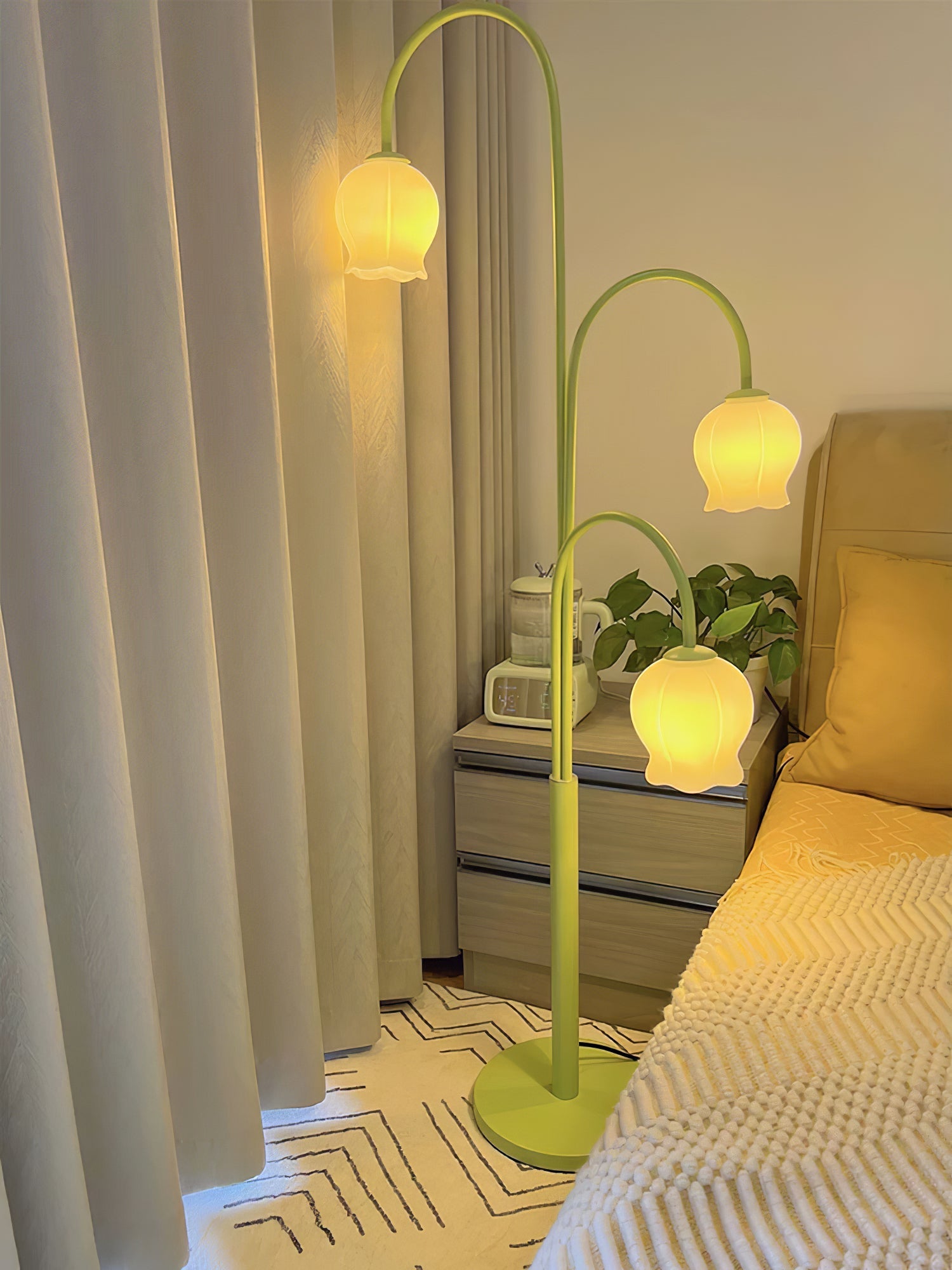 Bell Orchid Floor Lamp, view 13