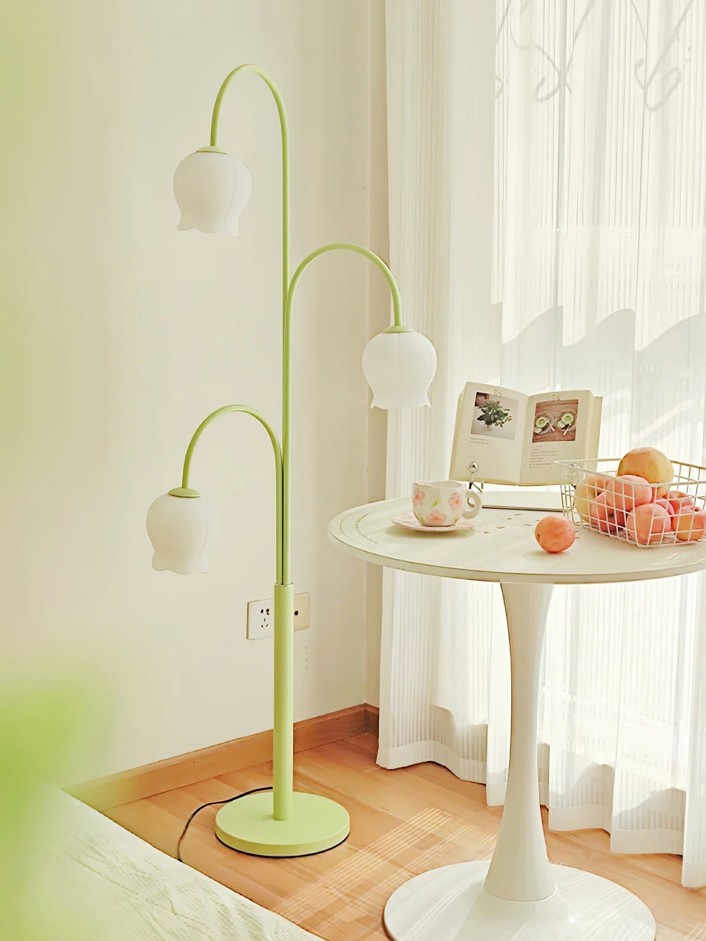 Bell Orchid Floor Lamp, view 14