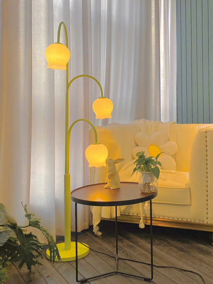 Bell Orchid Floor Lamp, view 15