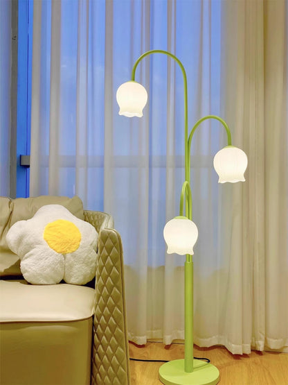 Bell Orchid Floor Lamp, view 16