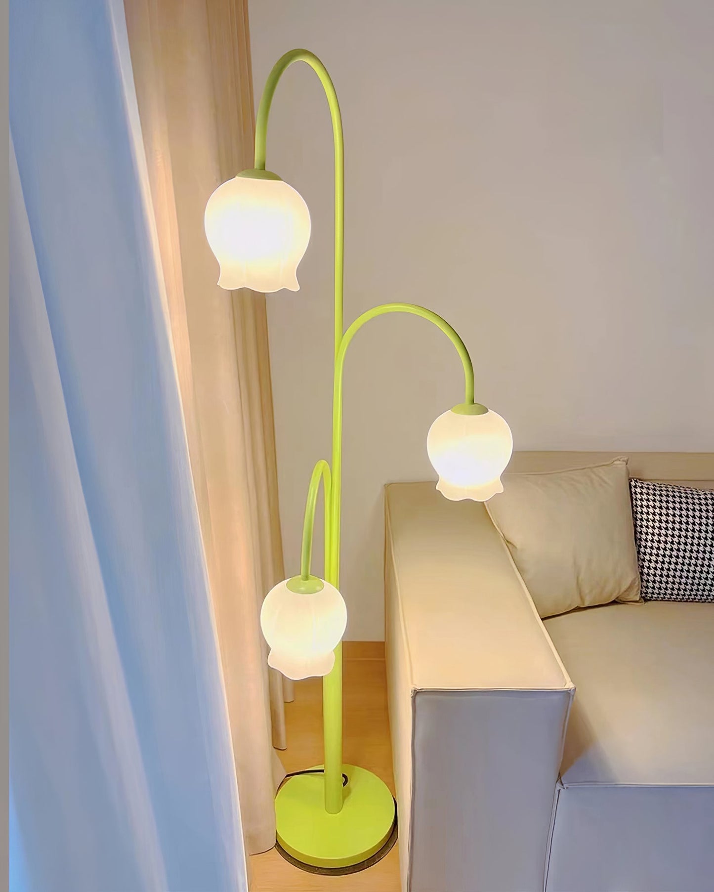 Bell Orchid Floor Lamp, view 17