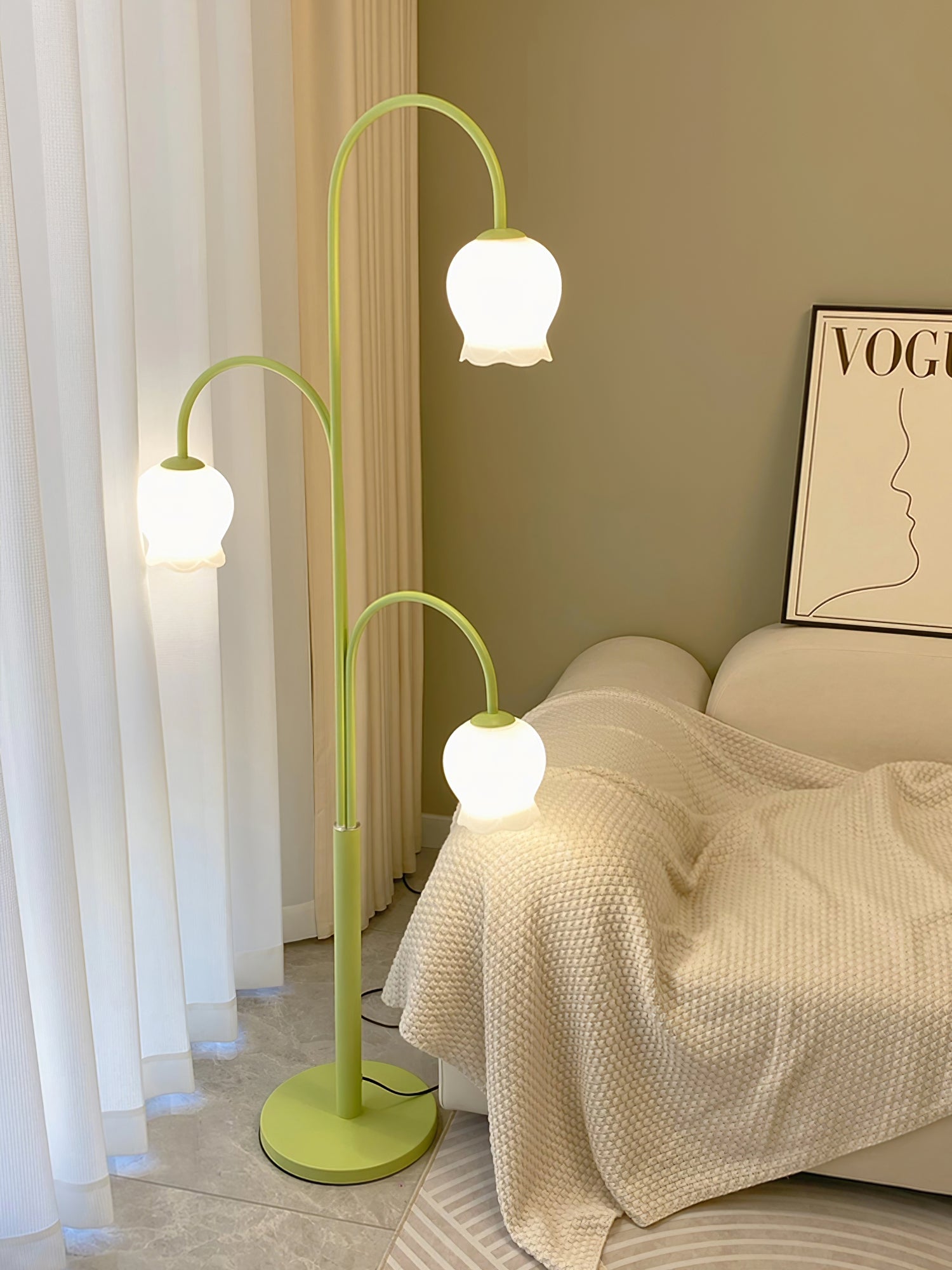 Bell Orchid Floor Lamp, view 18