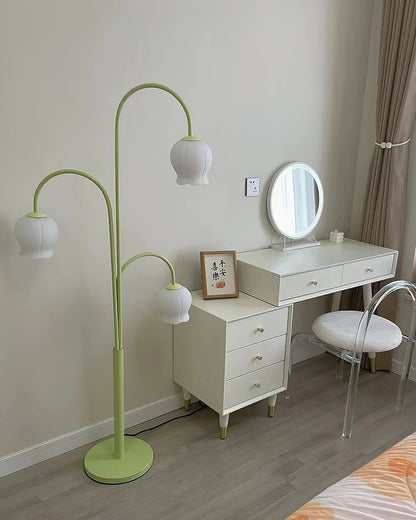 Bell Orchid Floor Lamp, view 19