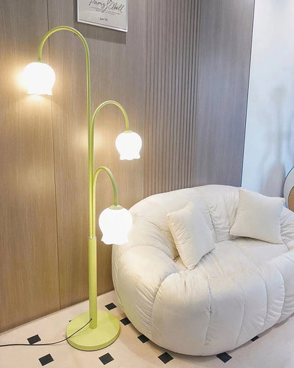 Bell Orchid Floor Lamp, view 20