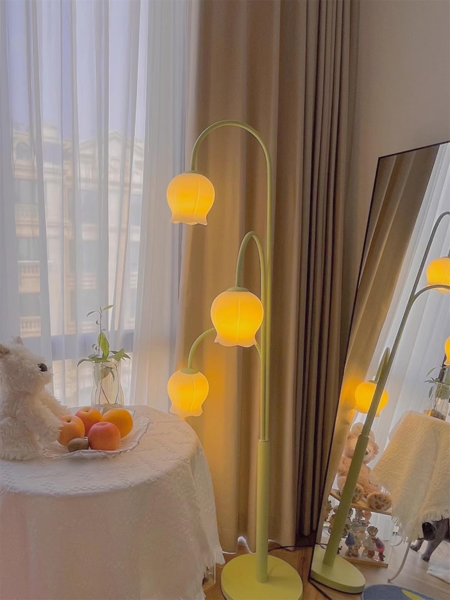 Bell Orchid Floor Lamp, view 21