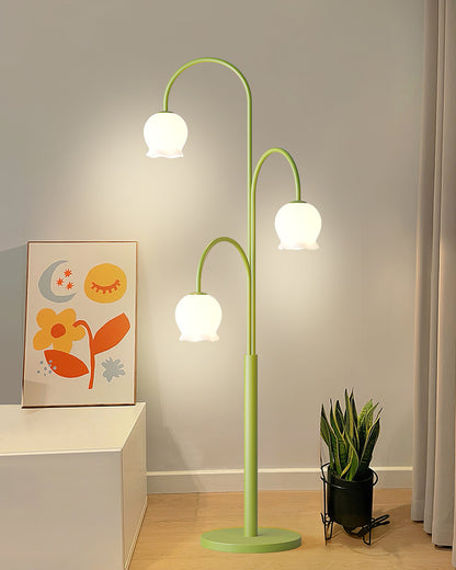Bell Orchid Floor Lamp, view 23