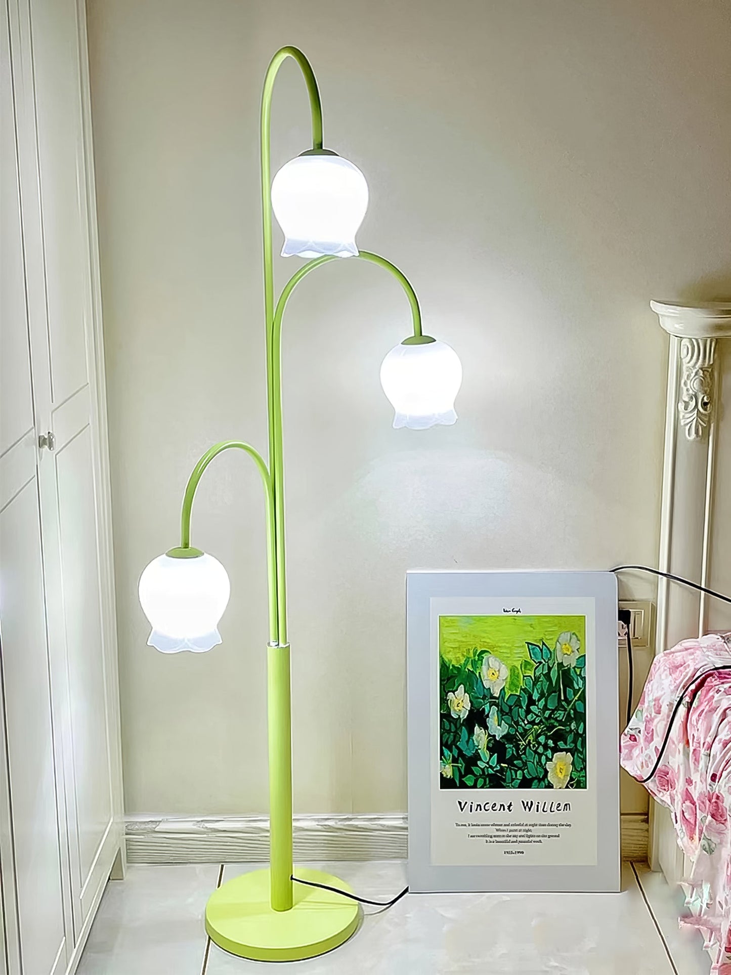 Bell Orchid Floor Lamp, view 25