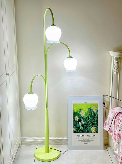 Bell Orchid Floor Lamp, view 25