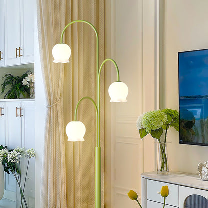Bell Orchid Floor Lamp, view 5