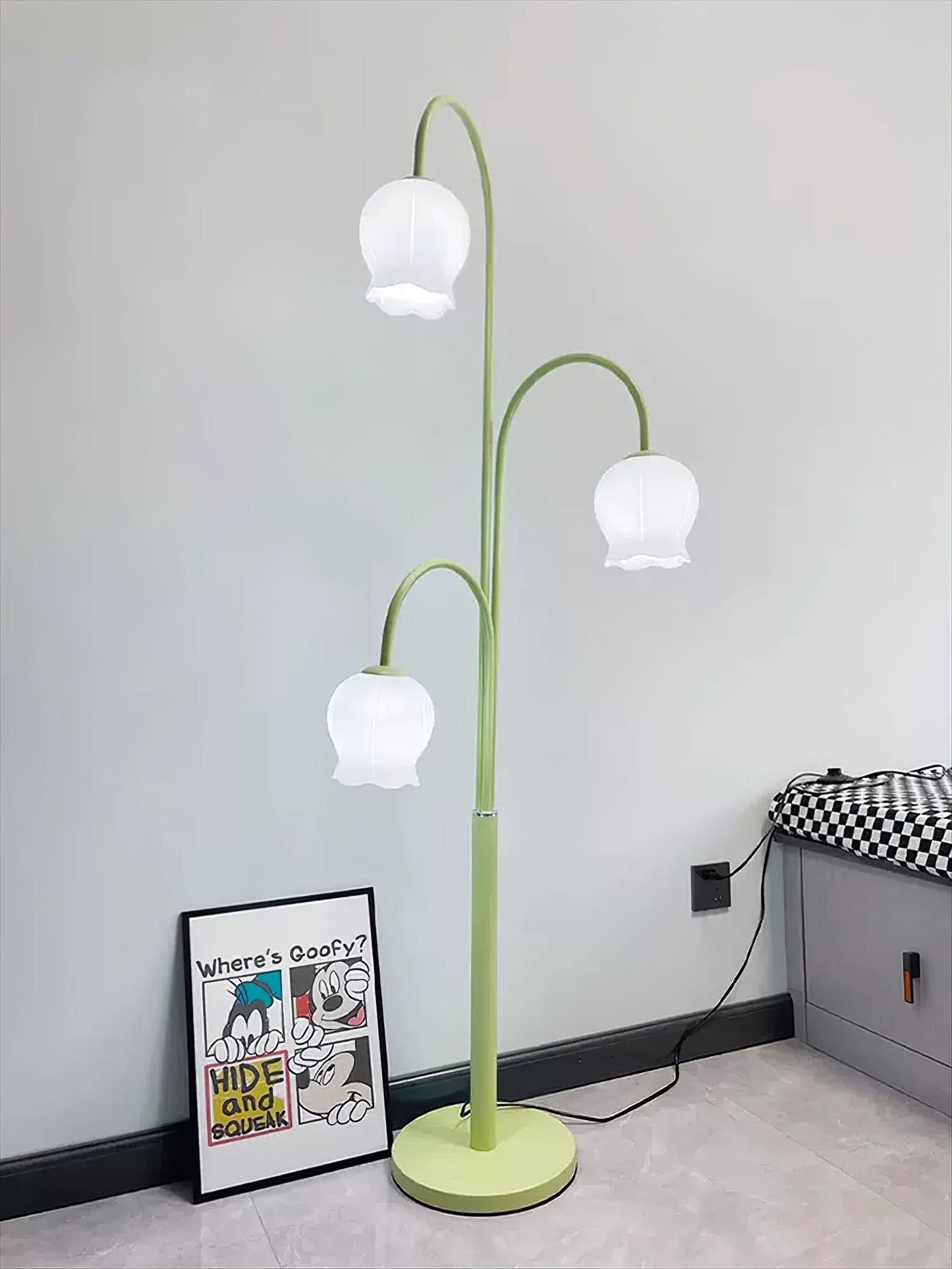 Bell Orchid Floor Lamp, view 28