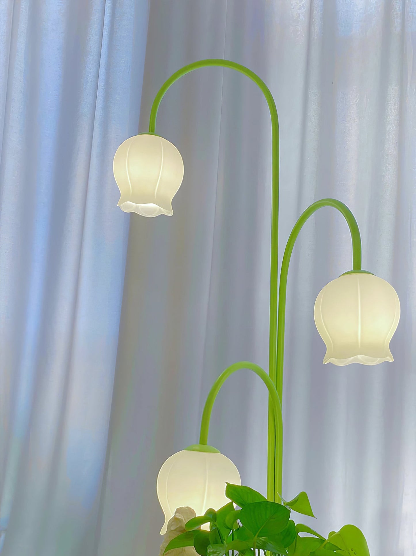 Bell Orchid Floor Lamp, view 32