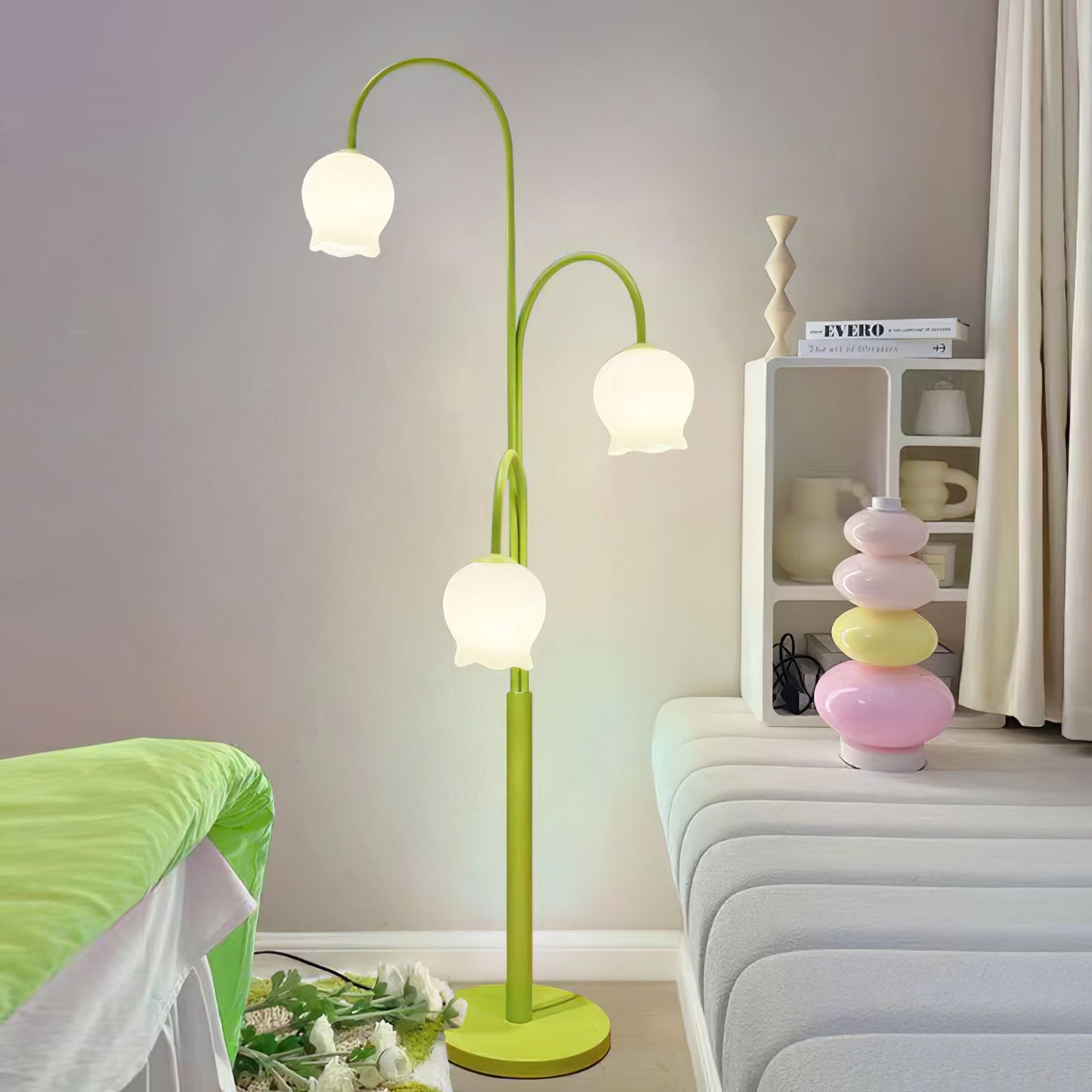 Bell Orchid Floor Lamp, view 6