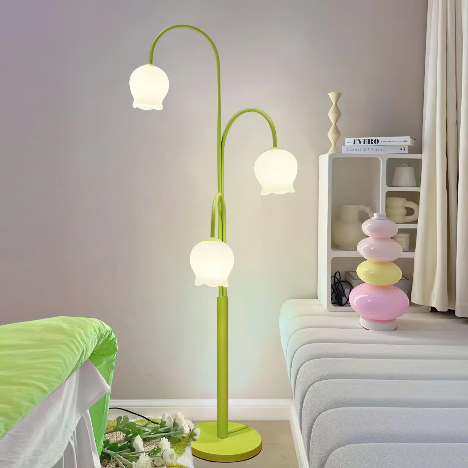 Bell Orchid Floor Lamp, view 6