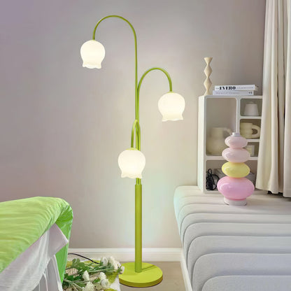 Bell Orchid Floor Lamp, view 6