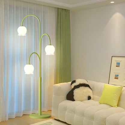 Bell Orchid Floor Lamp, view 7