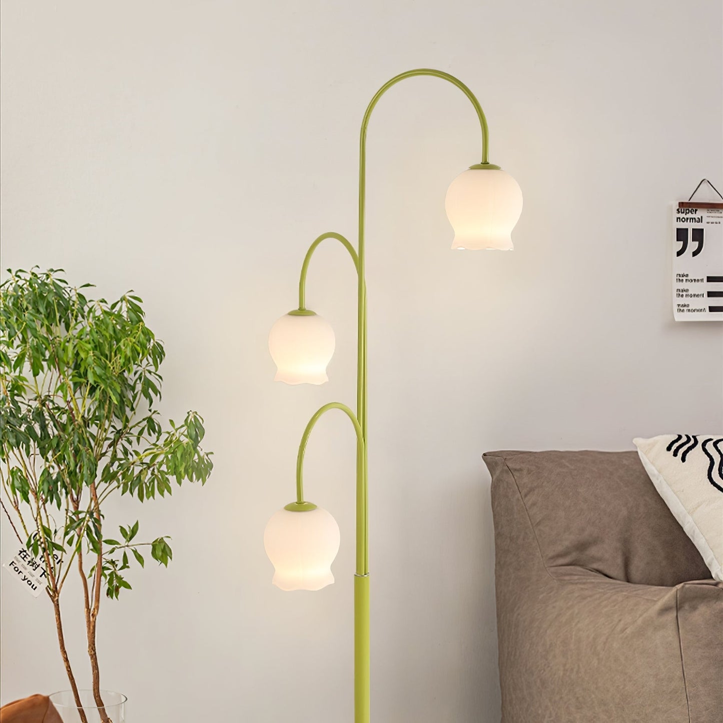 Bell Orchid Floor Lamp, view 8