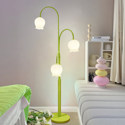 Bell Orchid Floor Lamp, detail