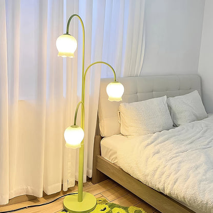 Bell Orchid Floor Lamp, alternate view